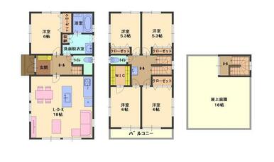 ５ＬＤＫ　建物参考プラン