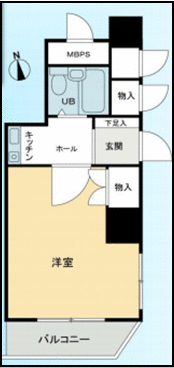 平面図（現況には洗面台はありません）