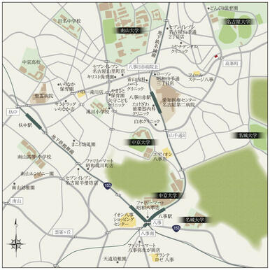 教育施設が多くあり、歴史と文化を感じる街並み。