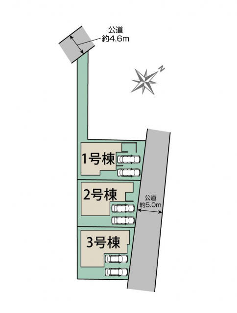 北名古屋市 六ツ師女夫越 (徳重・名古屋芸大駅) 2階建 4LDKの写真