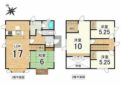 広々4LDK♪2階主寝室10帖以上♪