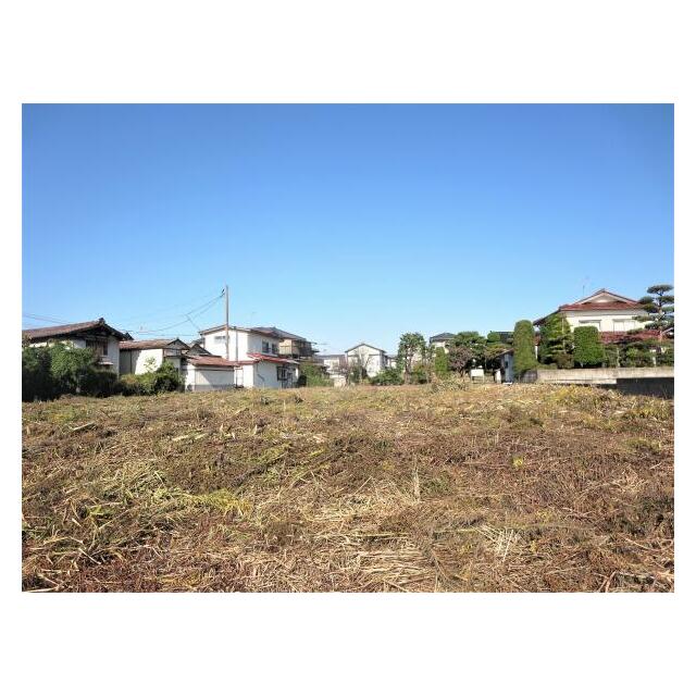 敷地内の南側より北側の敷地状況を撮影