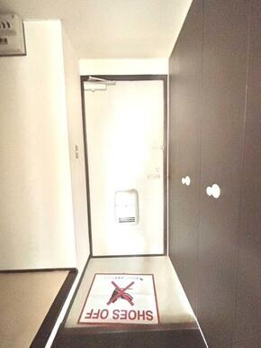 収納がある玄関♪