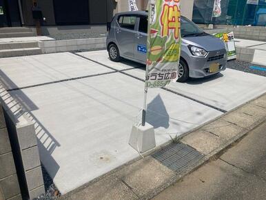 やっぱり車は生活必需品。だからこそ駐車場は必須！（1号棟）