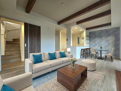 2号棟 リビング 家具配置イメージ