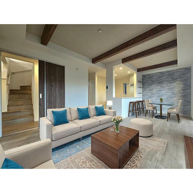 2号棟 リビング 家具配置イメージ