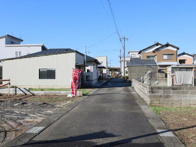 北側前面道路３．８ｍ