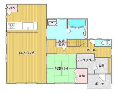 １階間取図