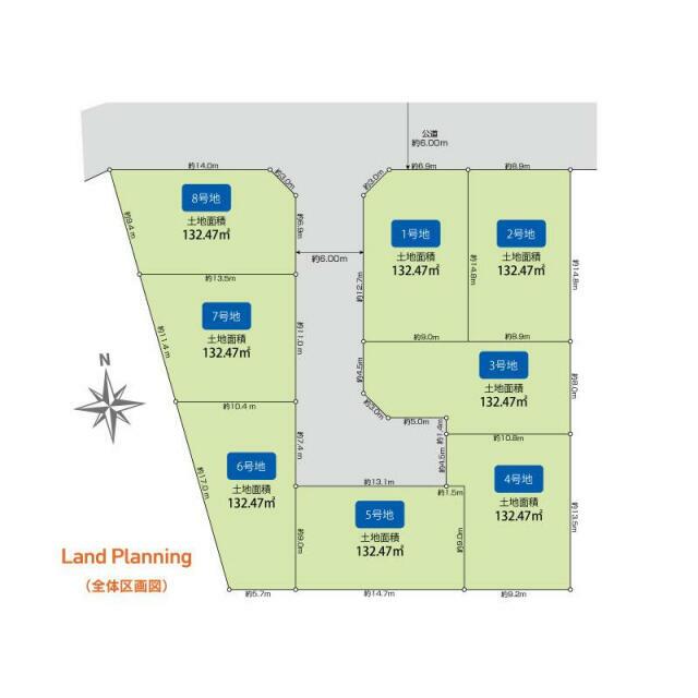 名古屋市港区春田野2丁目 区画図