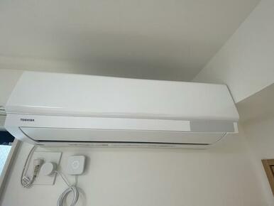 エアコン設置済みなので面倒な取り付け作業いりません♪