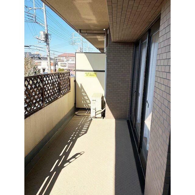 バルコニー広々！
