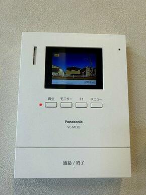 「インターホン」Ｐａｎａｓｏｎｉｃ製のモニタ付きインターホン新品交換済み