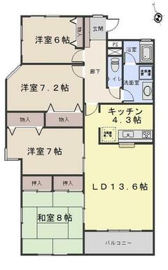 間取図　（図面と現況が相違する場合は、現況優先とします）