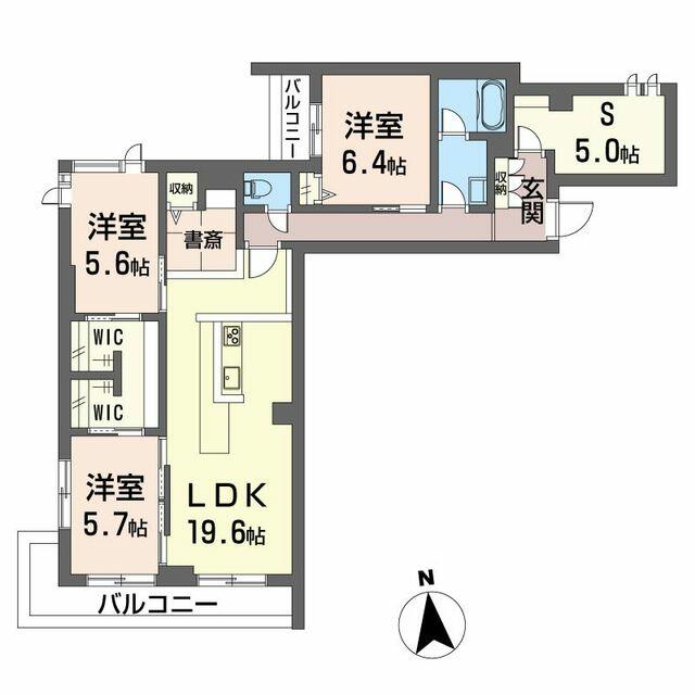 グランドセレニティ三郷中央 ００２０８ 3SLDKの画像