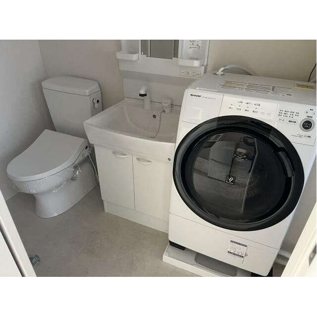 洗面所、洗濯機