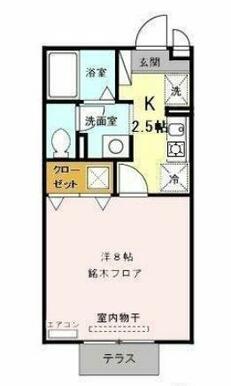 間取りは反転している可能性があります。