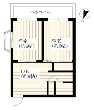 ２ＤＫ約３９．６６平米