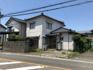 現地写真、建物は売主負担で解体！