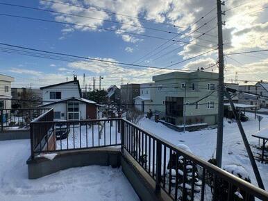 約22.00㎡のワイドバルコニー♪