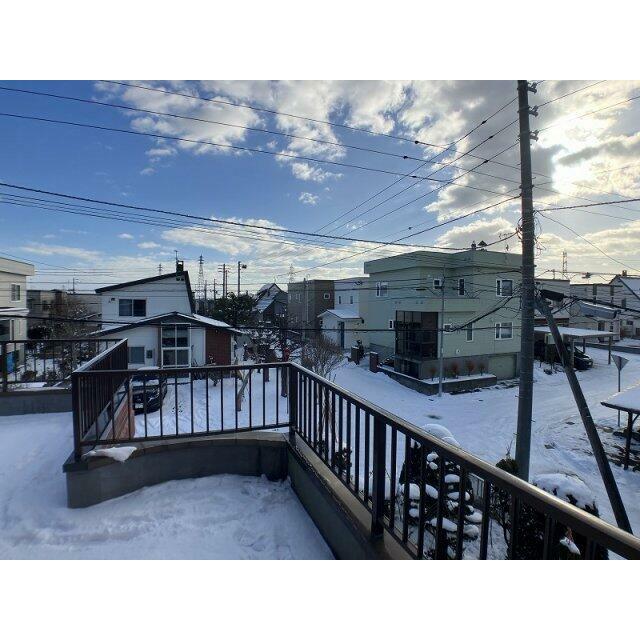 約22.00㎡のワイドバルコニー♪