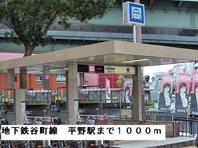 地下鉄谷町線平野駅