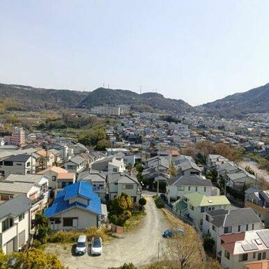 バルコニーからの景色です