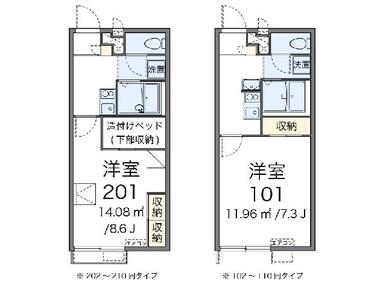 代表的な間取のため実際の間取とは異なる場合があります