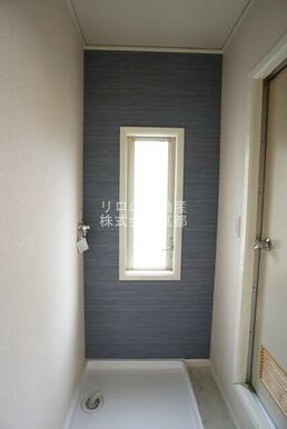 洗濯機置場には防水パンを設置！水漏れも安心です◎