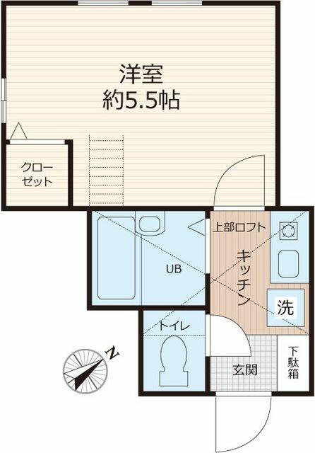 ヒルズ西加瀬 1階 1K