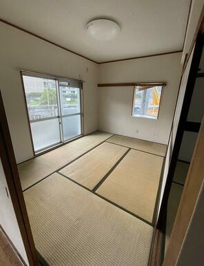 和室６帖　明るいお部屋です