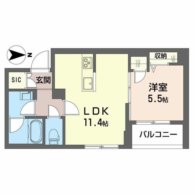 ヴォーラ三郷中央 ００２０３ 1LDKの画像