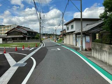 分譲地北東側道路