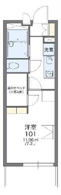 代表的な間取のため実際の間取とは異なる場合があります