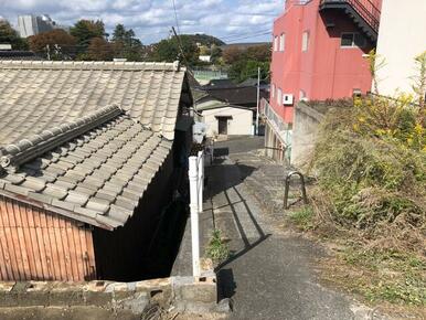 借地人使用地横の道路