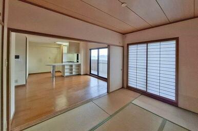 和室からLDK