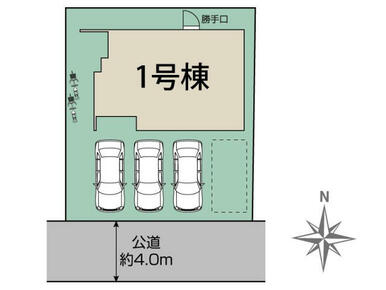 岩倉市西市町西市1棟 区画図