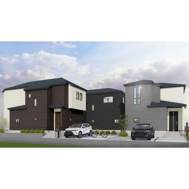 1号棟(右)、2号棟(左)、3号棟(中)