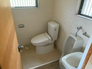 ゆったりとした空間のトイレです