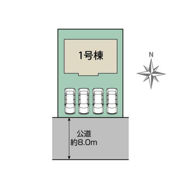 札幌市厚別区厚別東1条5丁目1棟 区画図