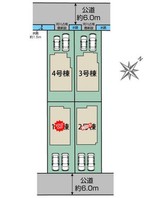 日野東豊田4棟 区画図