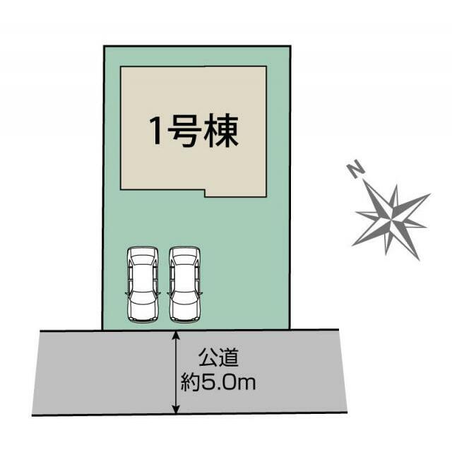 福岡市西区野方4丁目1棟 区画図