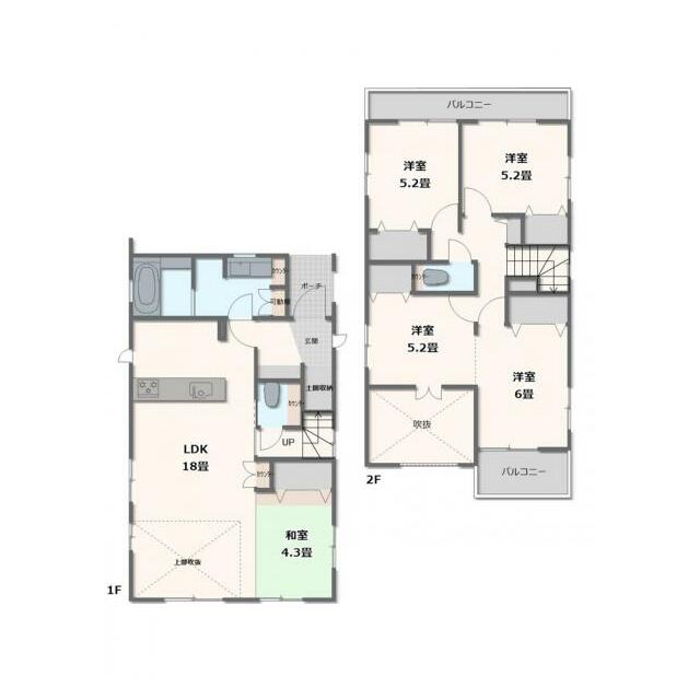1号棟・3LDK～4LDK+タタミコーナー