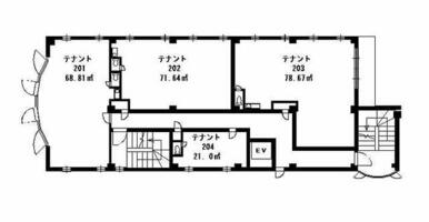 ２０２号（約２１．６坪）