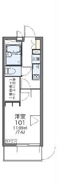 代表的な間取のため実際の間取とは異なる場合があります