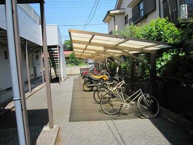 駐輪場付きだから自転車の置き場所に困りません