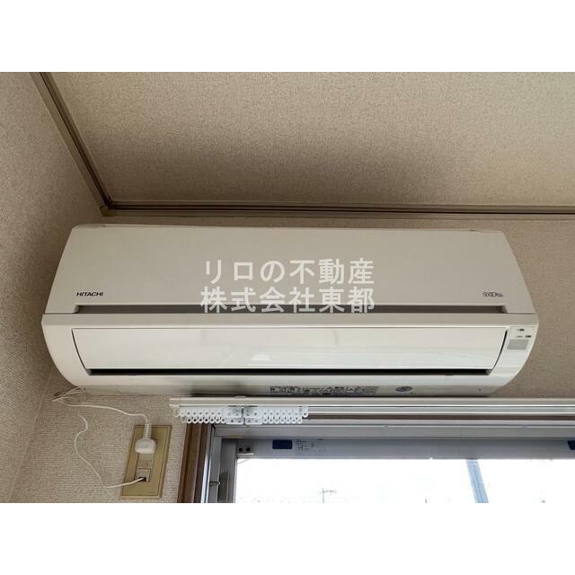 エアコン設置済みなので、オールシーズン快適に暮らせます♪