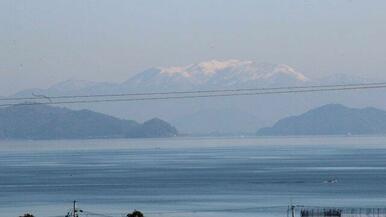 二階から琵琶湖パノラマ眺望