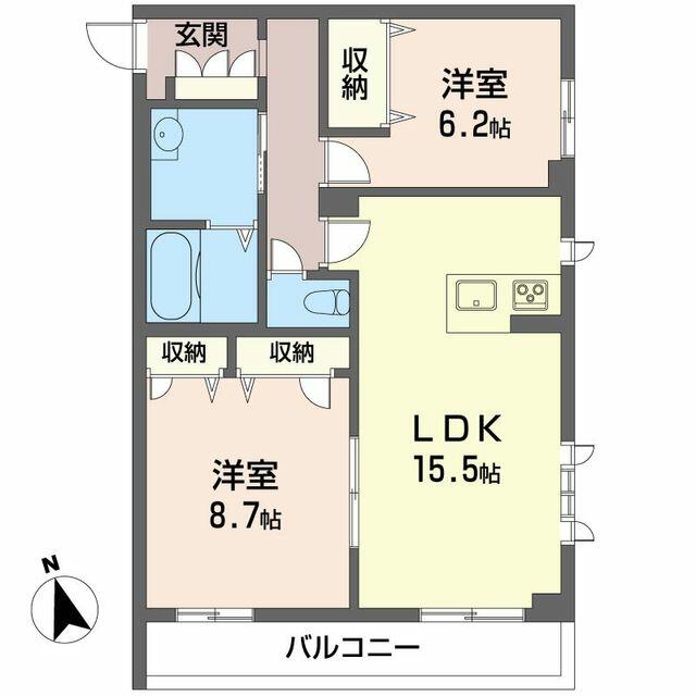 シャインホープ ００２０１ 2LDKの画像