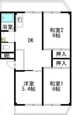 間取図（図面と現況が異なる場合、現況を優先とします。）