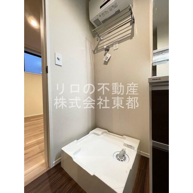 洗濯機置場には防水パンを設置！水漏れも安心です◎